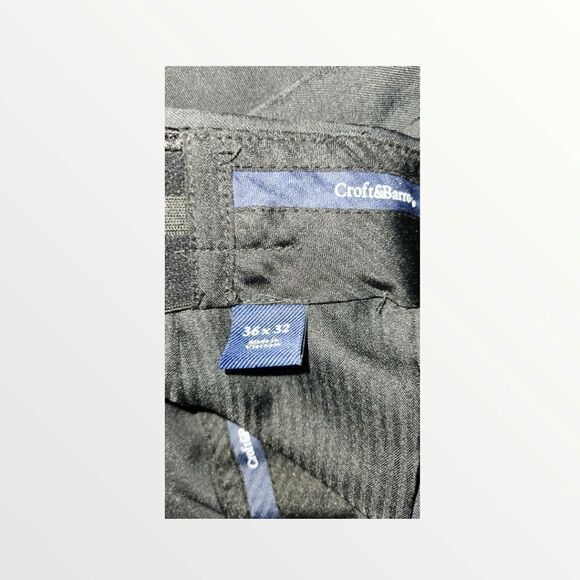 Croft & Barrow black flat Plants size 36x32 - Picture 9 of 9